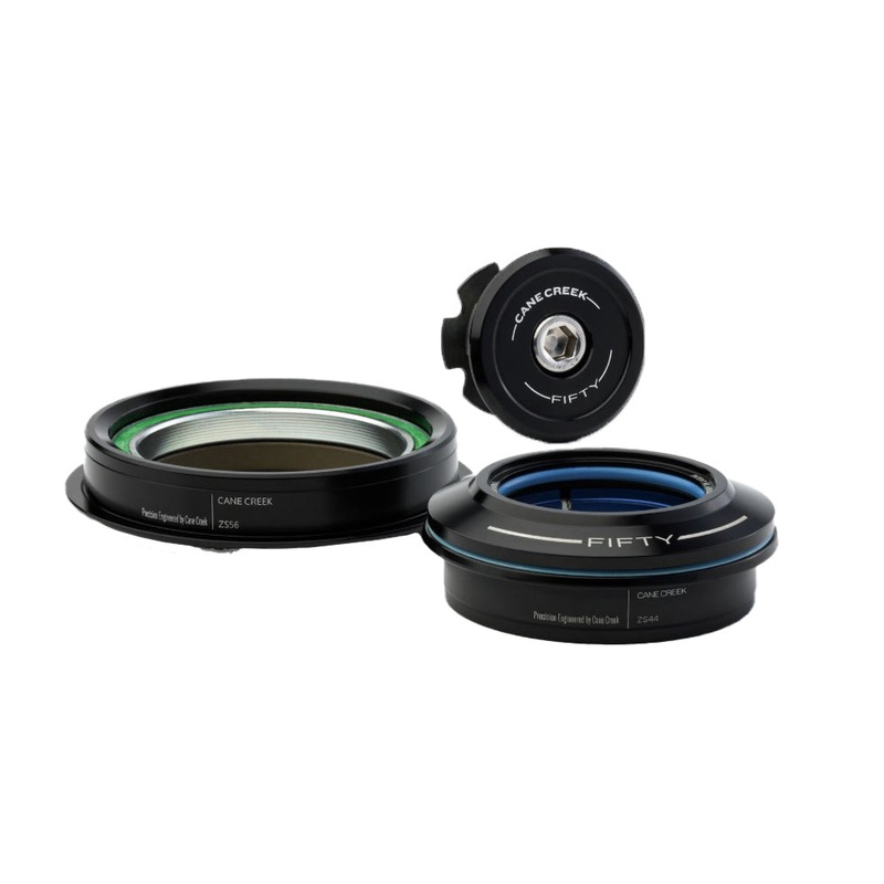 Cane Creek 50 Headset – ZS44/28.6/H8 Upper | ZS56/40 Lower Tapered Black