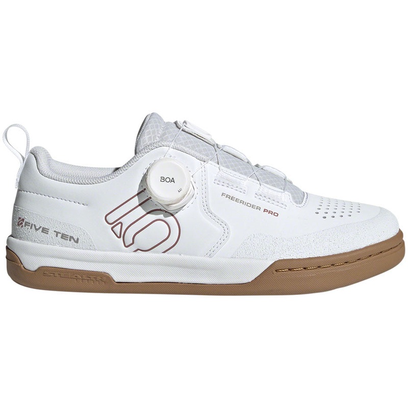 Five Ten Freerider Pro BOA Flat Shoes – Womens  FTWR White/Warm Clay/Gray Three 7