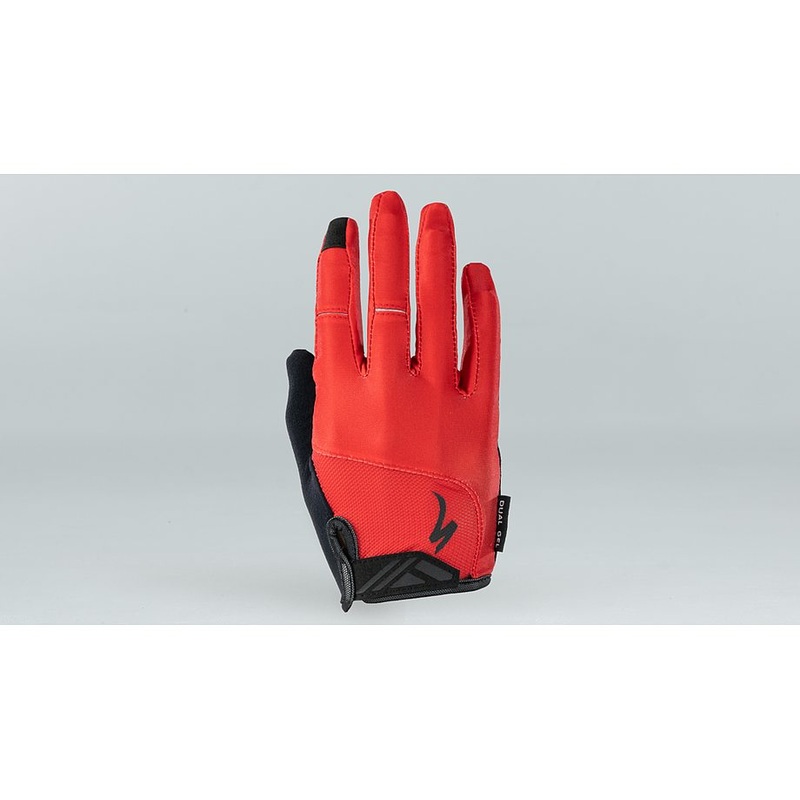 Specialized bg dual gel glove lf red s