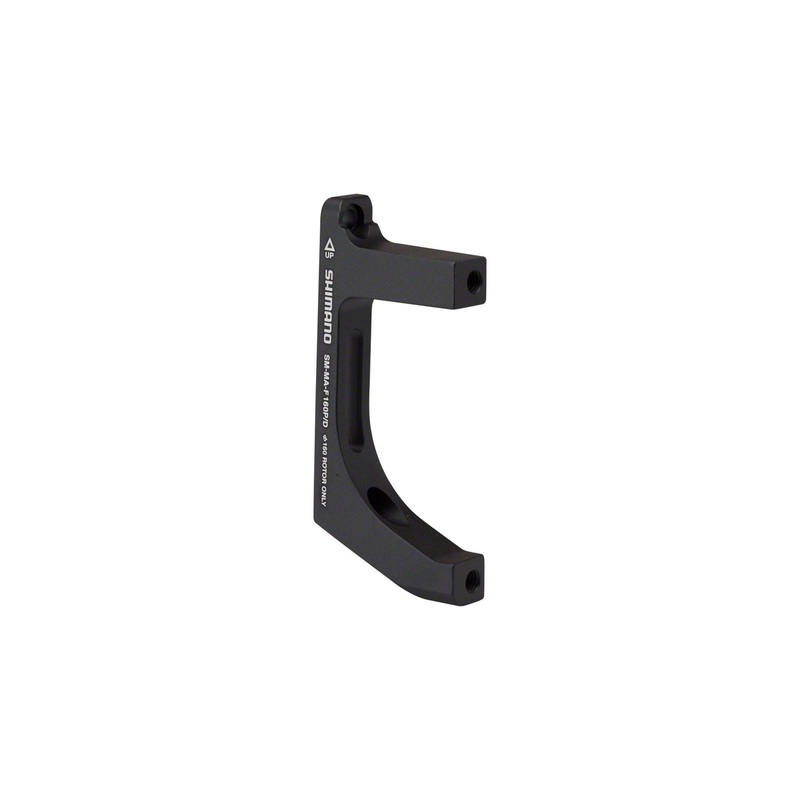 Shimano Disc Brake Adaptor for 140 and 160mm Rotor, 74mm Caliper, Flat-Mount Frame No Color Rear 140mm