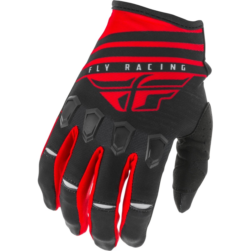FLY RACING Kinetic K220 Gloves Red/Black/White Sz 07