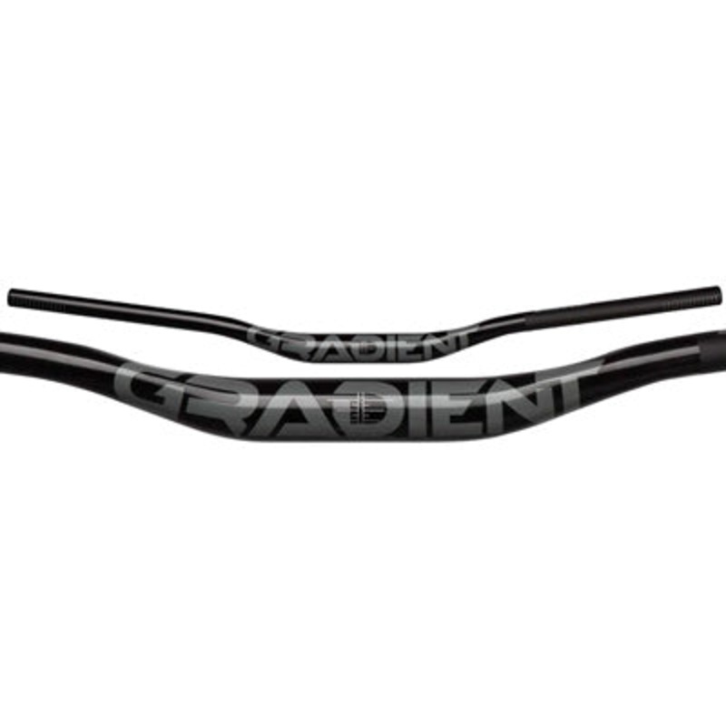 Fsa,H/Bar,Gradient,35X25 800Mm,Al-7050,Polished Black Gradient Riser Bar  Handlebars NA Black