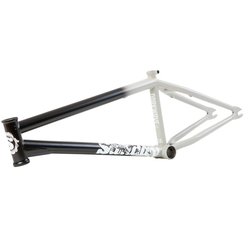 Sunday Darkwave Frame (Broc Raiford) Black/Gray Fade 20.75″ Toptube