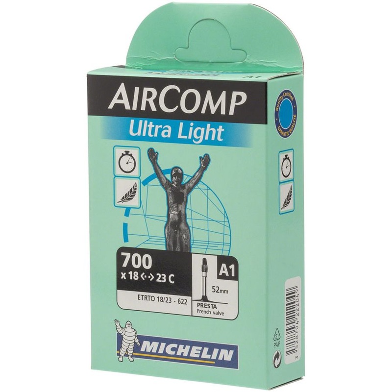 Aircomp Ultra Light Tube Presta Short 32-40mm