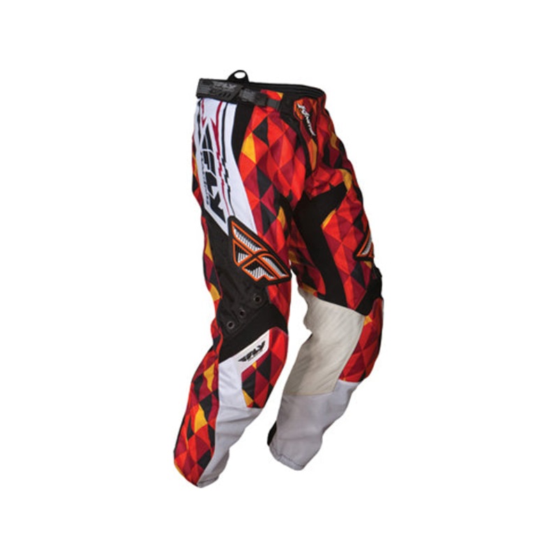 Fly Racing 2012 Kinetic Race Pants-Orange/Black Adult 36