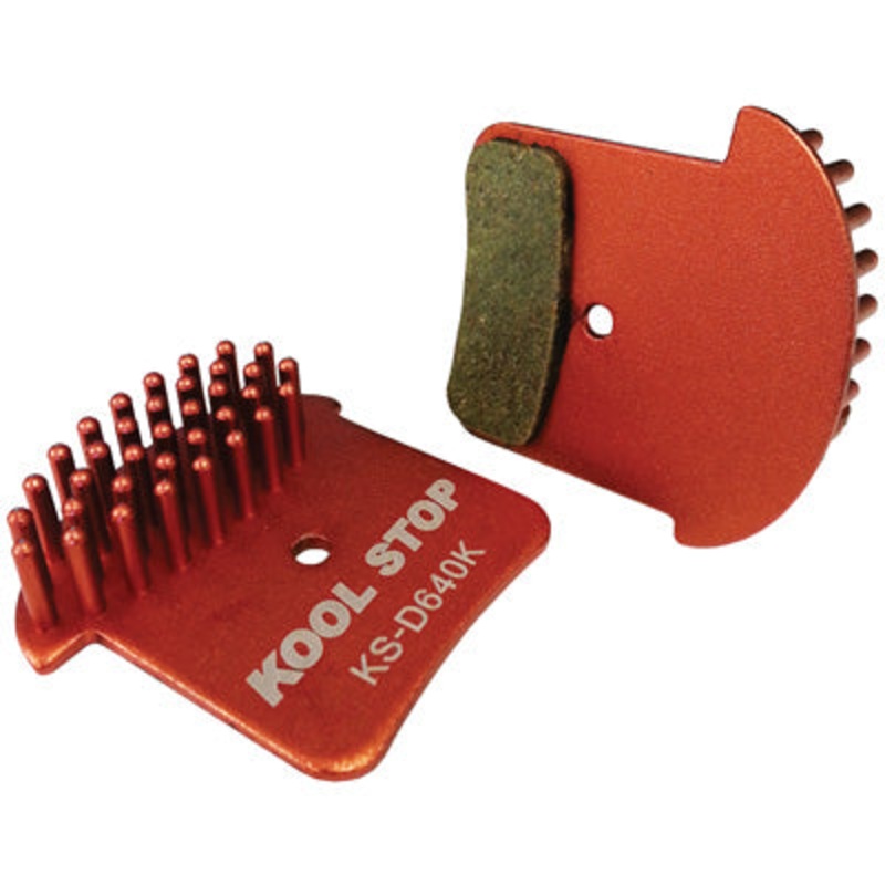 Koolstop Aero Kool Shimano Organic Pad, Alloy Back Aero Kool Disc Pads  Brakepads NA N/A