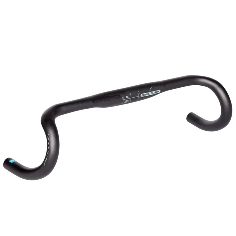 PRO Discover Alloy 12 Degree Flare Gravel Bar 40cm Black