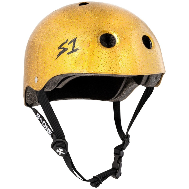 S-One Helmet Lifer Gold Glitter Glitter XS