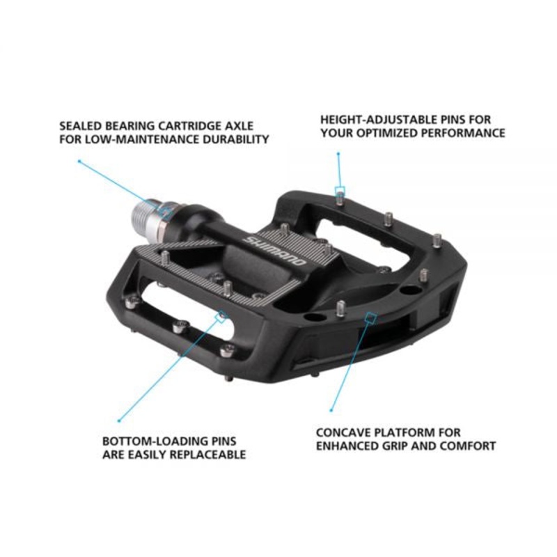 Shimano Pd-Gr500 Platform Pedals Black