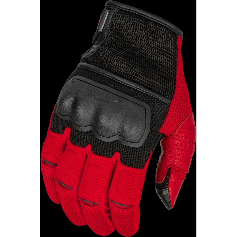 FLY RACING Coolpro Force Gloves Black/Red Lg