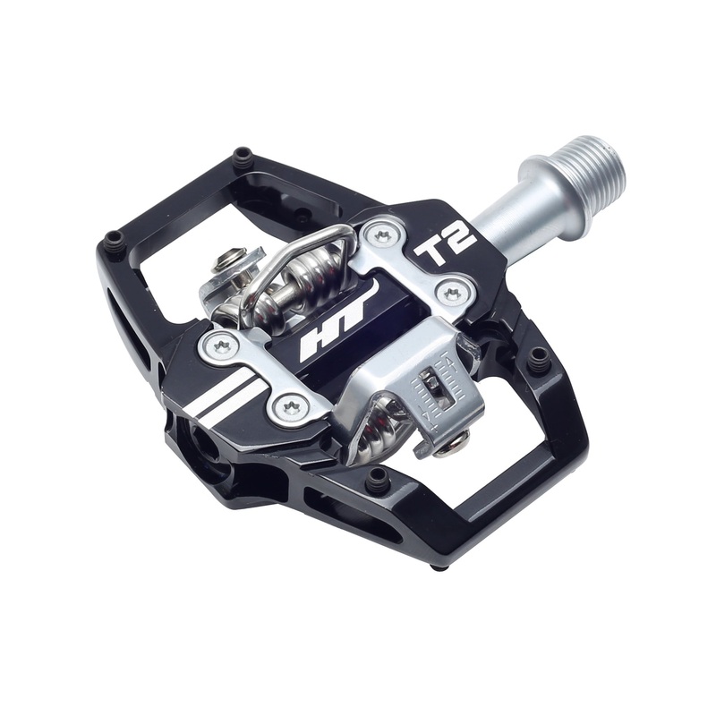 HT T2 Clipless Pedals Turq Default option – T2 CrMo