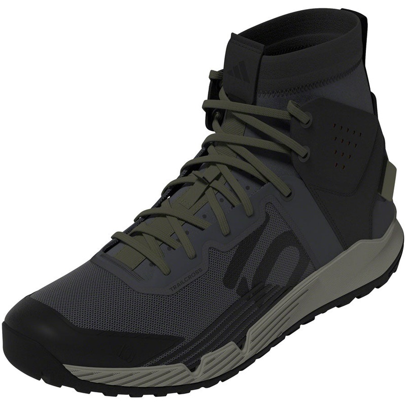 Five Ten Trailcross Mid Pro Flat Shoes – Men’s Gray Six/Core BLK/Olive Strata 8