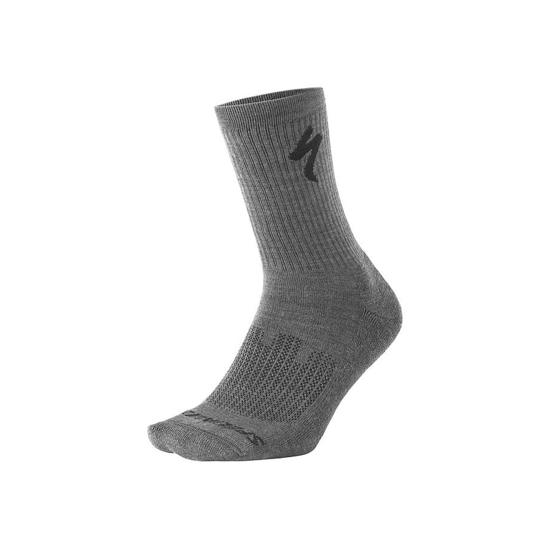 Specialized Merino Midweight Tall Sock Charcoal Xl