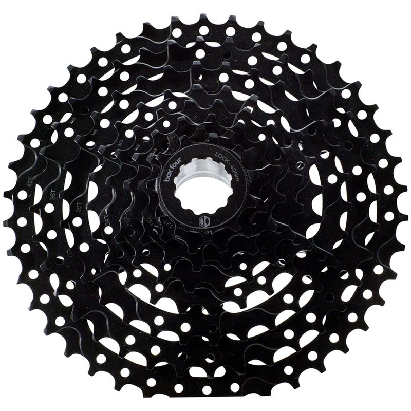 Birzman Box Four Cassette 8-SPEED, 11-42T Black -Live4Bikes 11-42T 8 spd