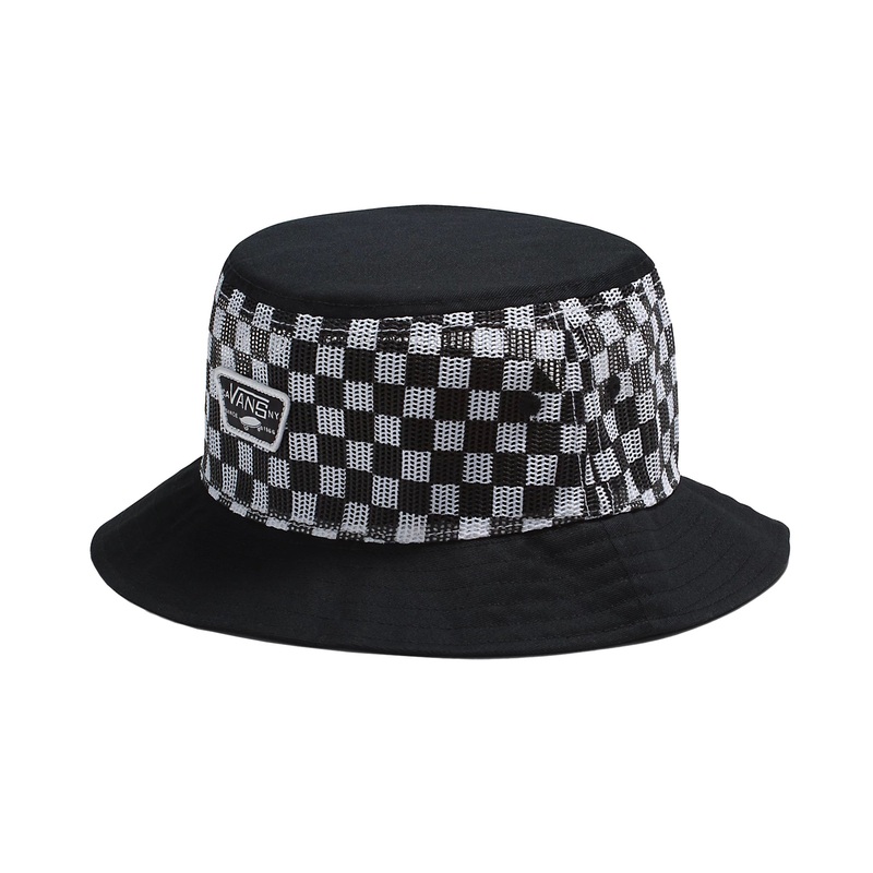 Vans Mesh Bucket Hat-Black/White Small/Medium