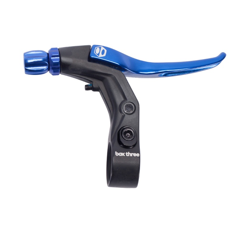 Box Three V-Point BMX V-/Mech Disc Lever – Short Reach – Blue