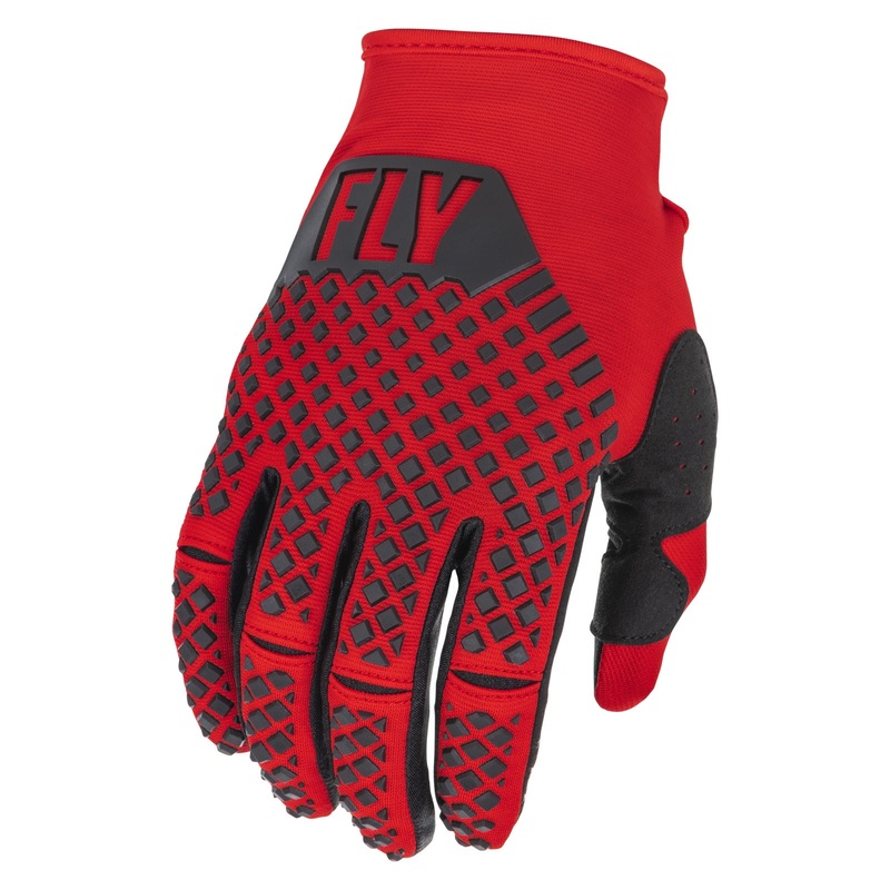 Fly Racing 2022 Kinetic BMX Race Gloves-Red/Black Adult Large (10)