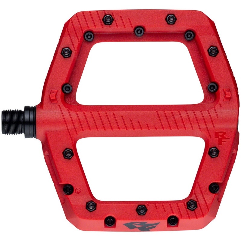 RaceFace Chester Pedals – Platform, Composite, 9/16″, Large, Red