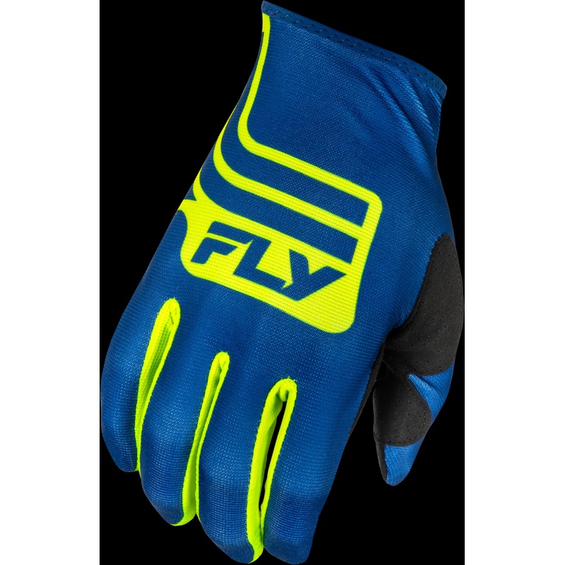 FLY RACING Lite Lancer Gloves Navy/Hi-Vis 2x