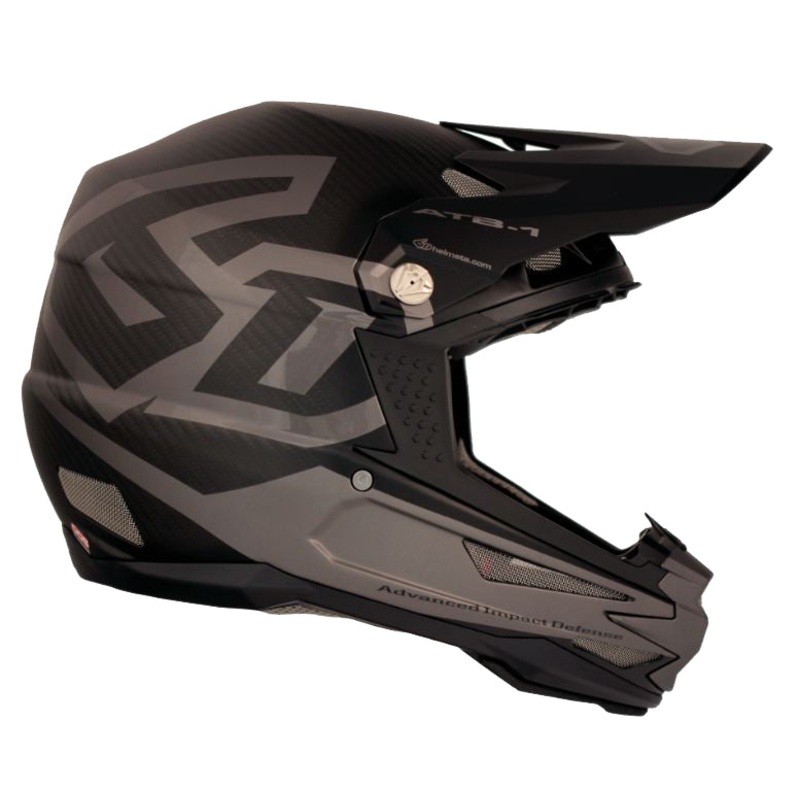 6D ATB-1 Carbon Macro Helmet-Black X-Small