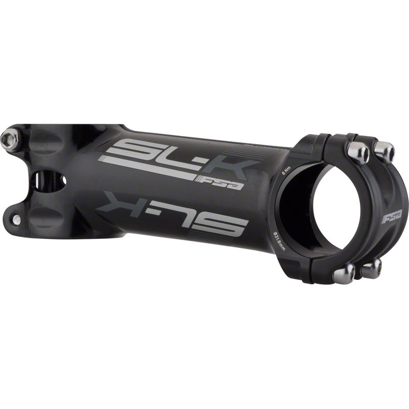 FSA SL-K Stem 31.8 x 100mm +/- 6 Degree Black Graphic