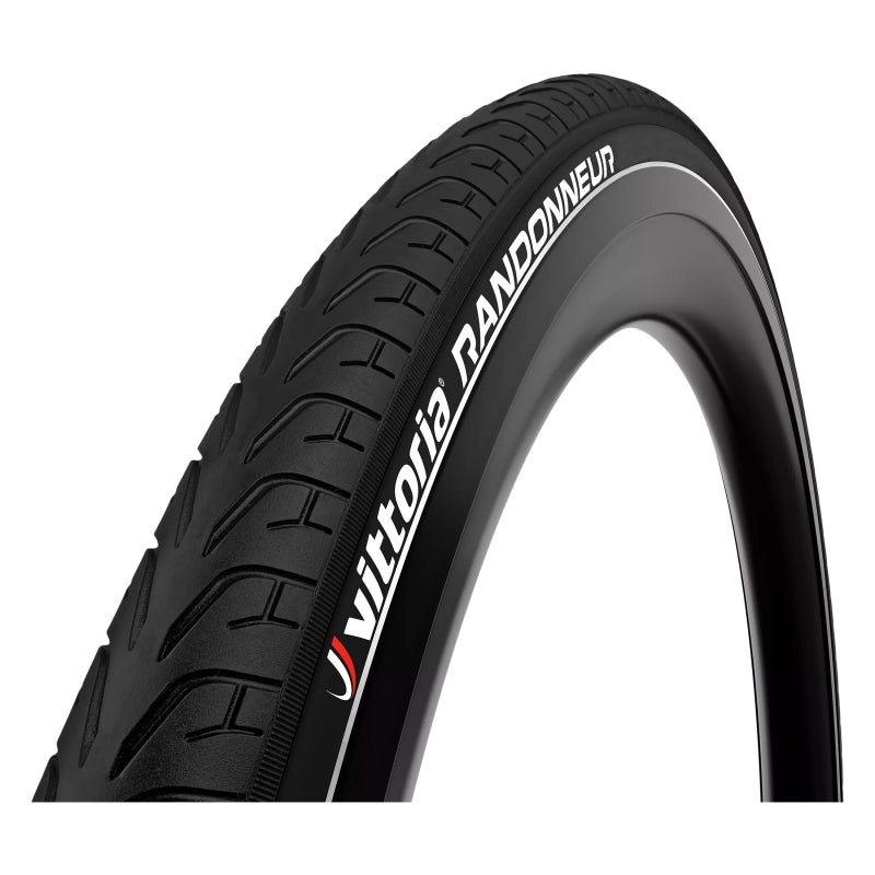 Vittoria Randonneur Reflect Tire – 700 x 28 Clincher Wire Black