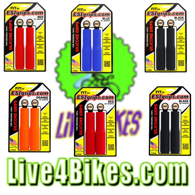 Esi Grips Fit SG Silicone Grips 5 “- Multi  colors 57G Aqua