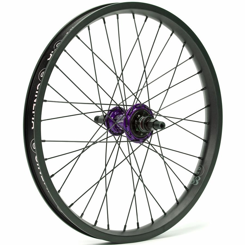 Profile Elite Male Cassette / Cinema 888 Rear Custom Wheel – RHD Matt Black Hub with Black Rim RHD
