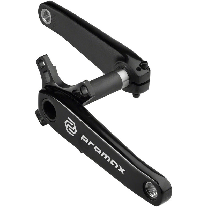 Promax HF-2 Crankset – 172.5mm, 24mm Spindle, 2-Piece, Black