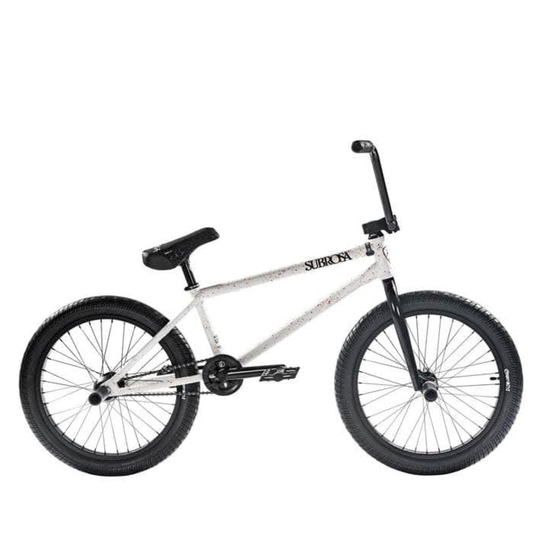 Subrosa Letum 20.75″ TT Bike Satin White / Red Splatter Satin White/Red Splatter 20.75