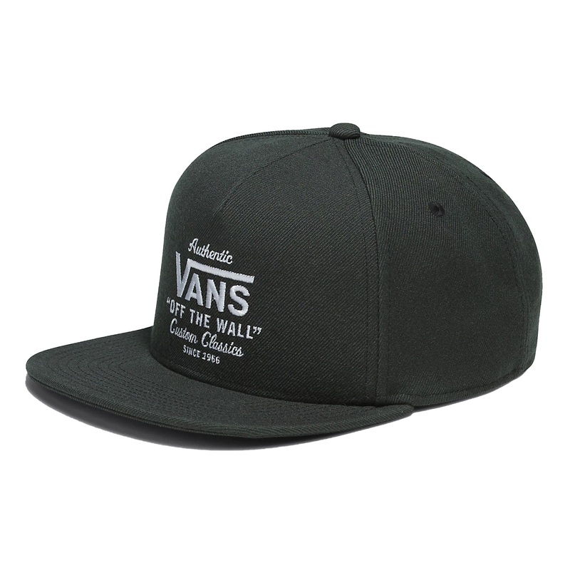Vans Authentic Snapback Hat-Black OSFM