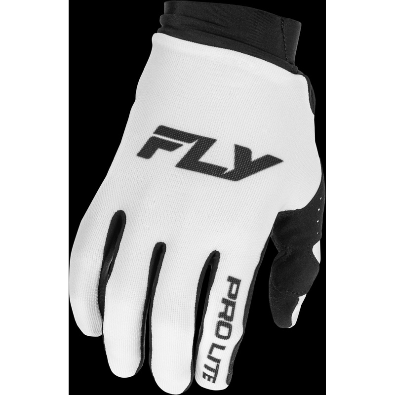 FLY RACING Pro Lite Gloves White/Black Md