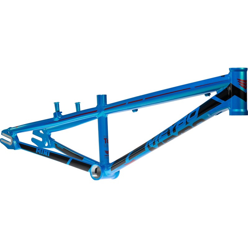 Meybo Holeshot Aluminum BMX Race Frame-Blue/Black/Red Mini