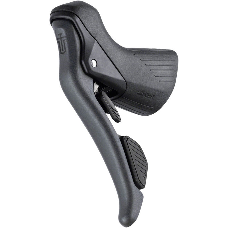 microSHIFT Sword Left Drop Bar Shifter/Brake Lever – Double Sword Compatible Gray