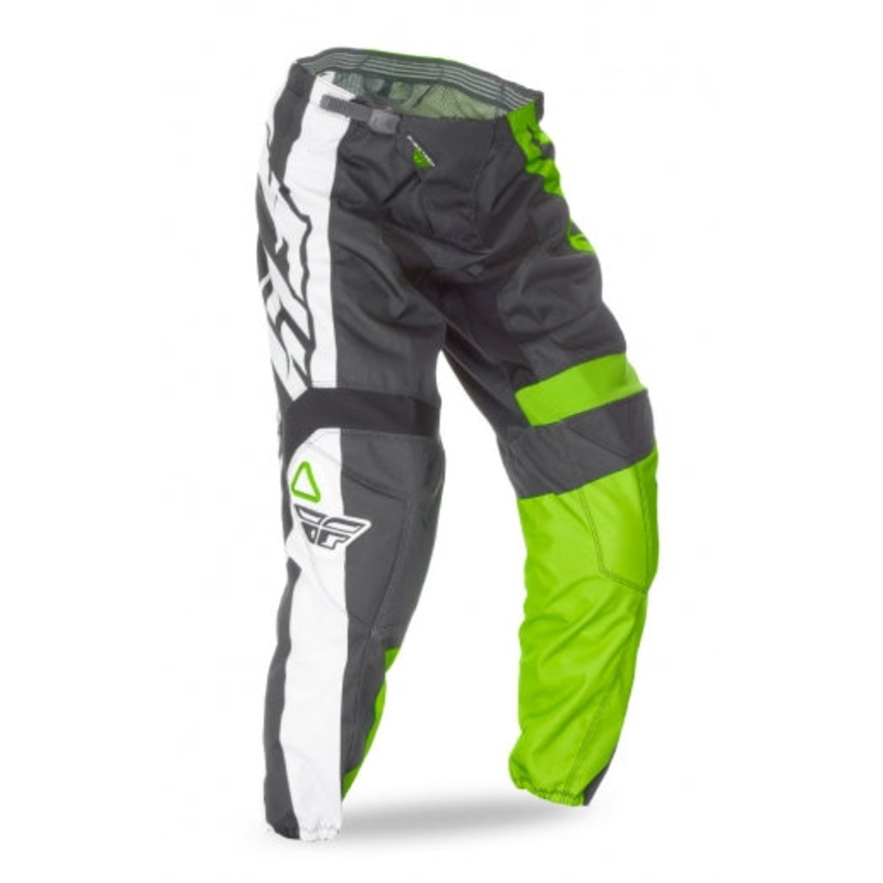 Fly Racing 2016 F-16 Pants-Green/Black Youth 18