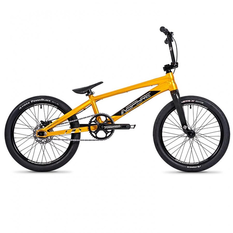 Inspyre EVO-C Pro XL Disc Brake Bike Mystic Honey Gold Chrome 21.25
