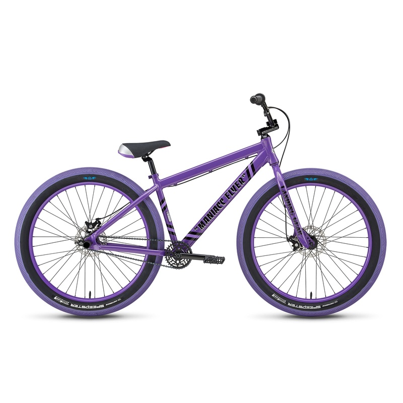 SE Bikes Maniacc Flyer 27.5+” BMX Freestyle Bike-Purple People Eater
