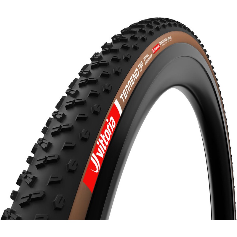 Vittoria Terreno T90 Mud Tire – 700 x 45, Tubeless, Folding, Black/Brown, Gravel Endurance, Graphene, G2.0