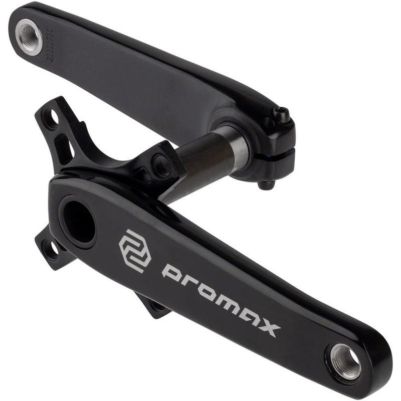 Promax HF-2 Crankset – 180mm, 24mm Spindle, 2-Piece, Black
