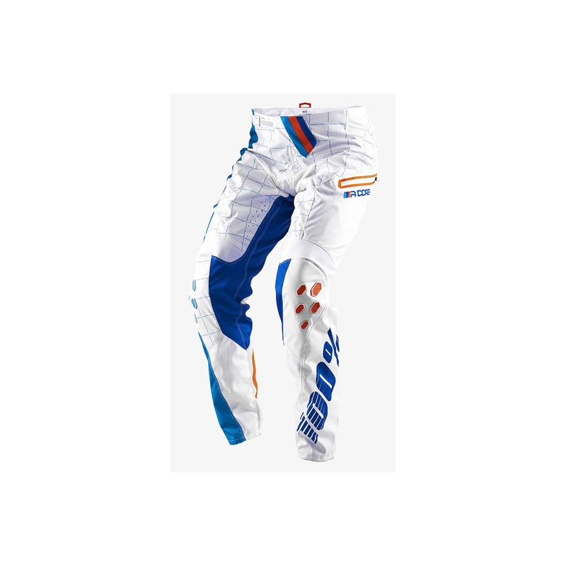 100% R-Core DH BMX Race Pants-White Youth 22