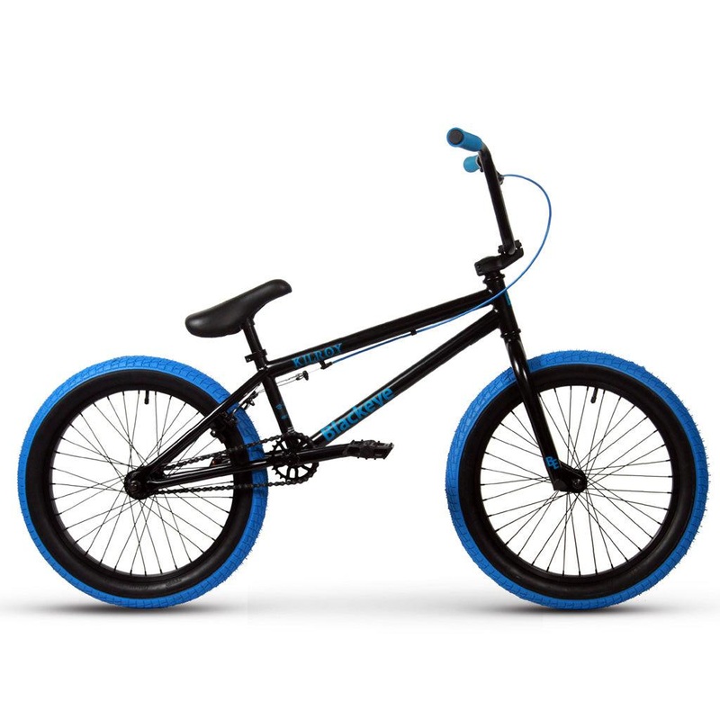 Black Eye Kilroy 20 Inch Bike Semi Gloss Black/Blue 20.25