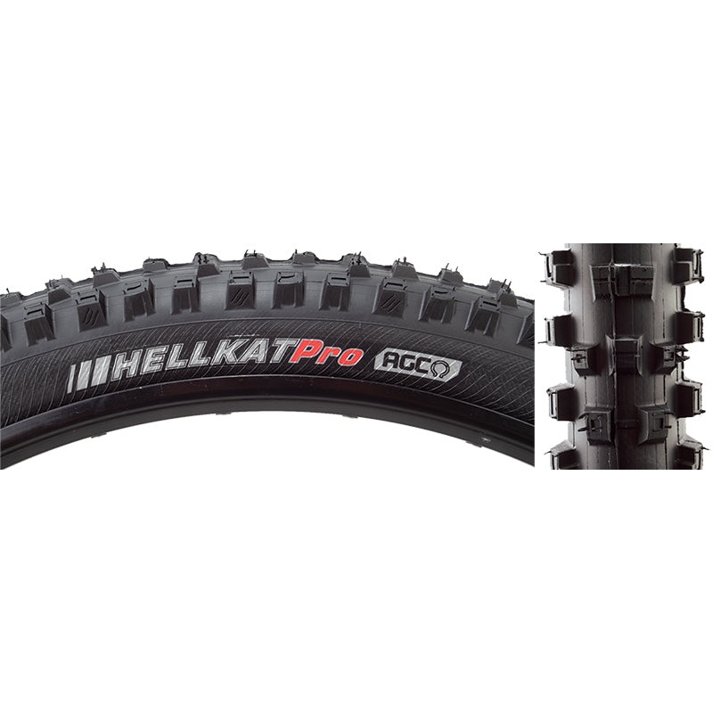 Hellkat Tire – 29 x 2.4 Tubeless Folding Black 60tpi AEC 29 x 2.4″