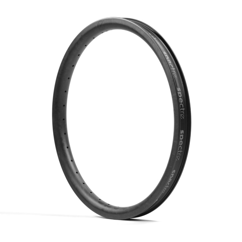 Spectre V3 Carbon Fiber 20 Inch 36H Brakeless Rim Black Marble 36 Hole Non-Braking