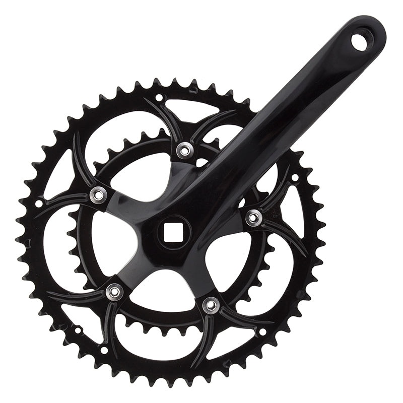 Sunlite Alloy Double 172.5×50/34 110 SQR JIS crankset black