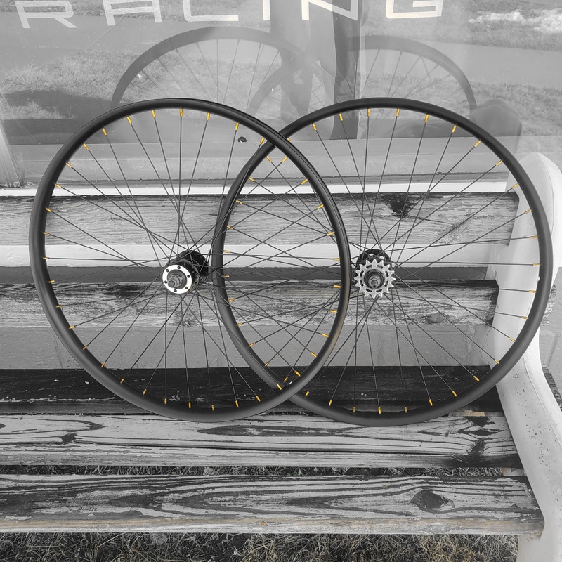 27.5″ SE Racing 2022-25 Beastmode Wheelset – 36H – Black/Gold
