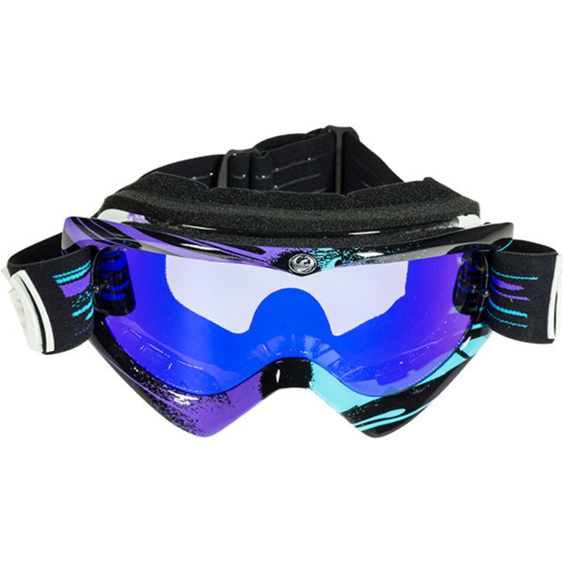 Dragon MDX Goggles-Paint Drip Blue