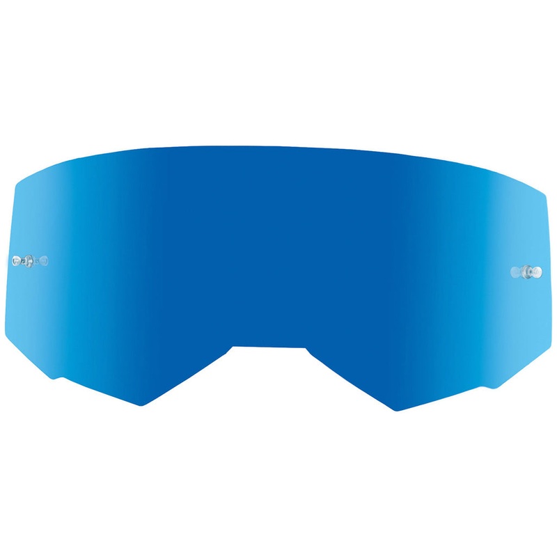 Fly Racing 2022 Replacement Lens W/Post Goggles-Blue/Smoke Youth