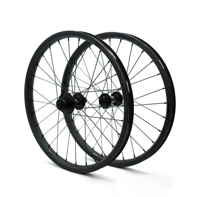 Answer Holeshot Expert Carbon BMX Race Wheelset-28H-20×1.50″ Black