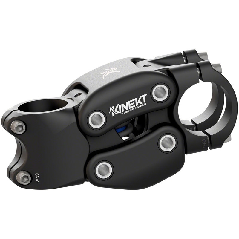 Cirrus Cycles Kinekt Suspension Stem – 90 31.8 Clamp +7 1-1/8″ Alloy Black
