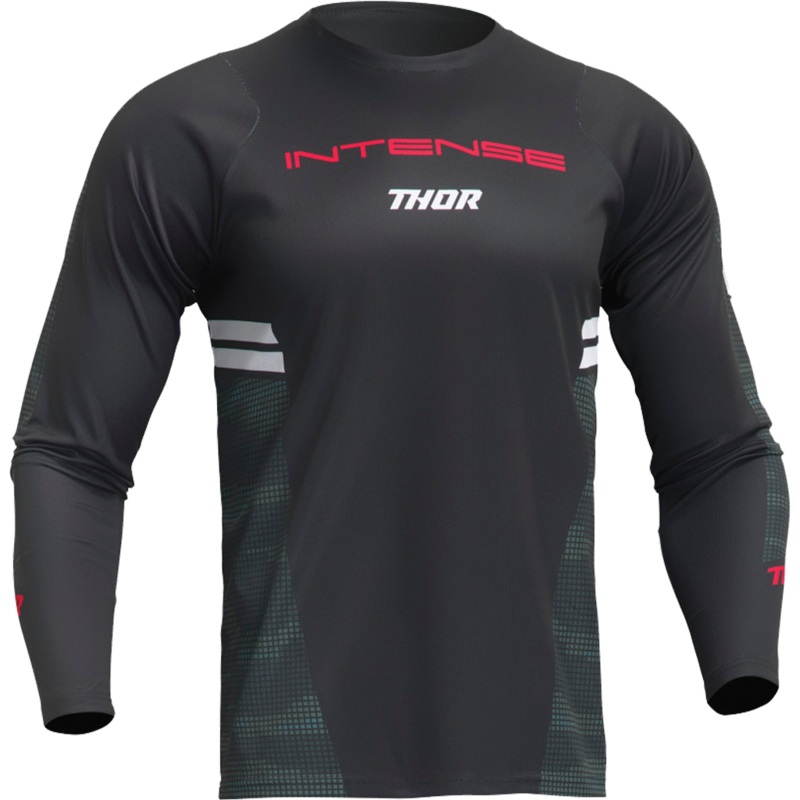 Men’s INTENSE x THOR MTB Black Camo Long Sleeve Slim Fit Jersey – XS & SM XS